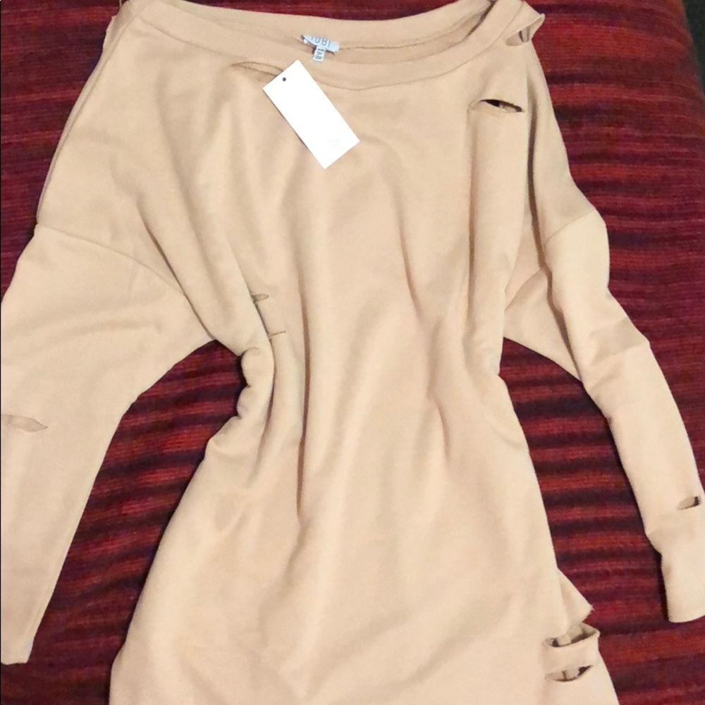 Show Off Shoulder Sweater Dress